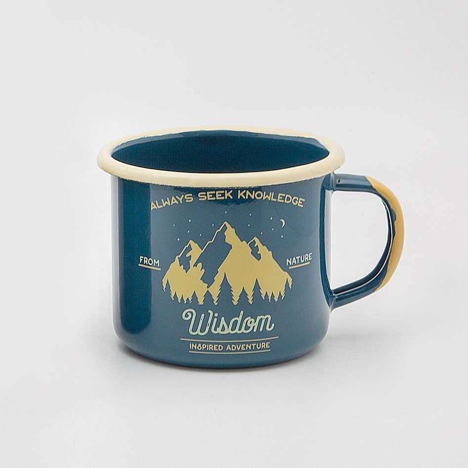 12 oz Teal Coffee Mug | WISDOM