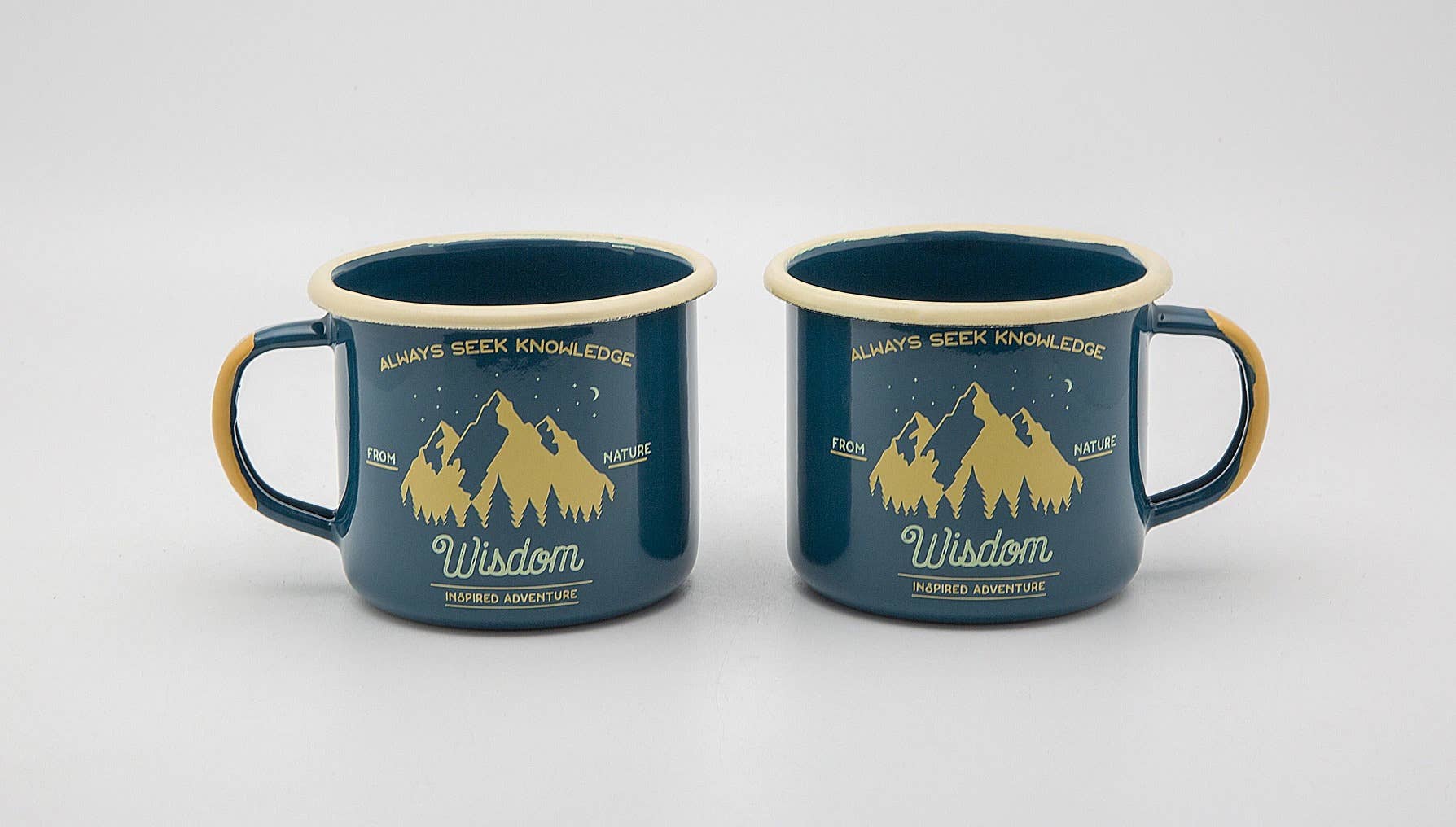 12 oz Teal Coffee Mug | WISDOM