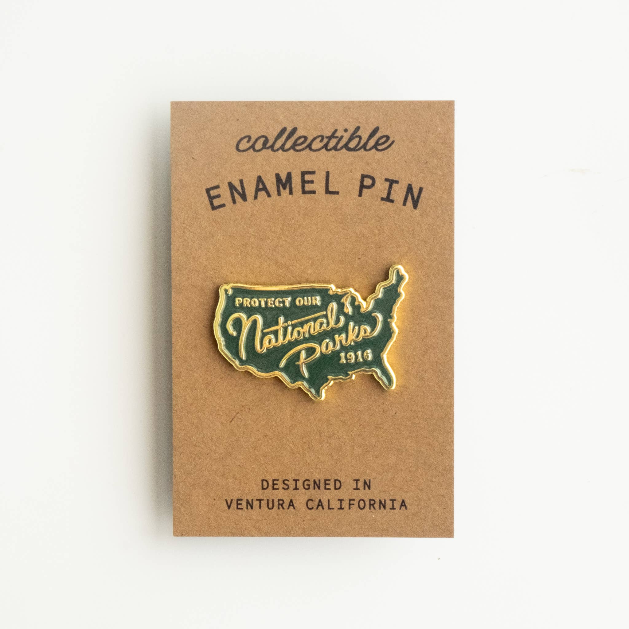 Enamel Pin - Protect Our National Parks - USA - 1916