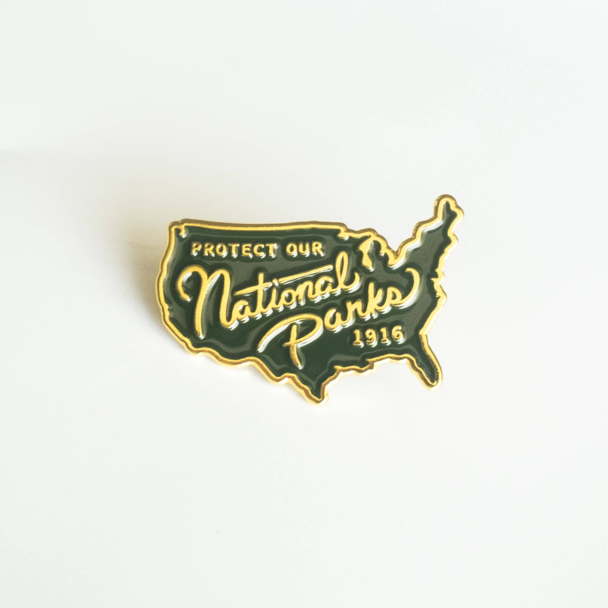 Enamel Pin - Protect Our National Parks - USA - 1916