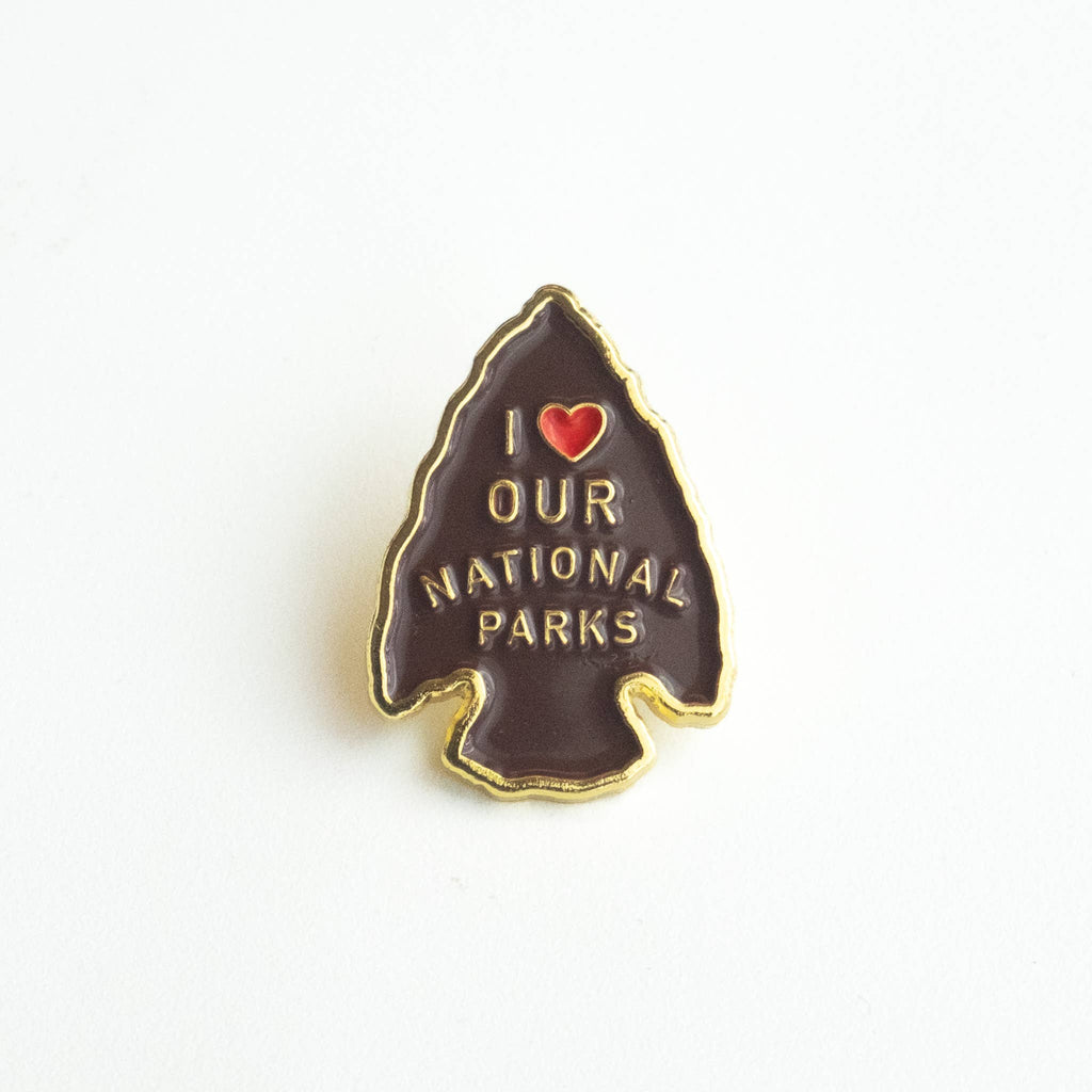 Enamel Pin - I Love Our National Parks - Arrowhead