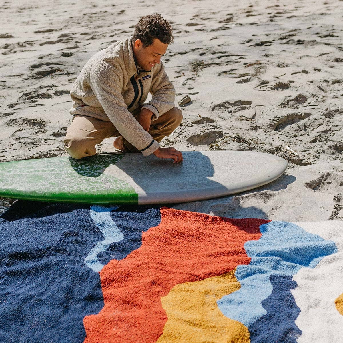 Handwoven Throw Blanket | Mountains