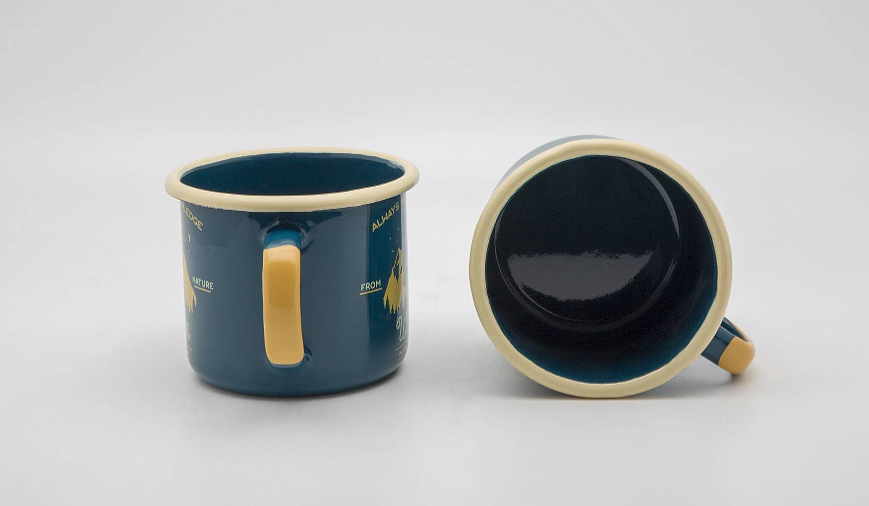 12 oz Teal Coffee Mug | WISDOM