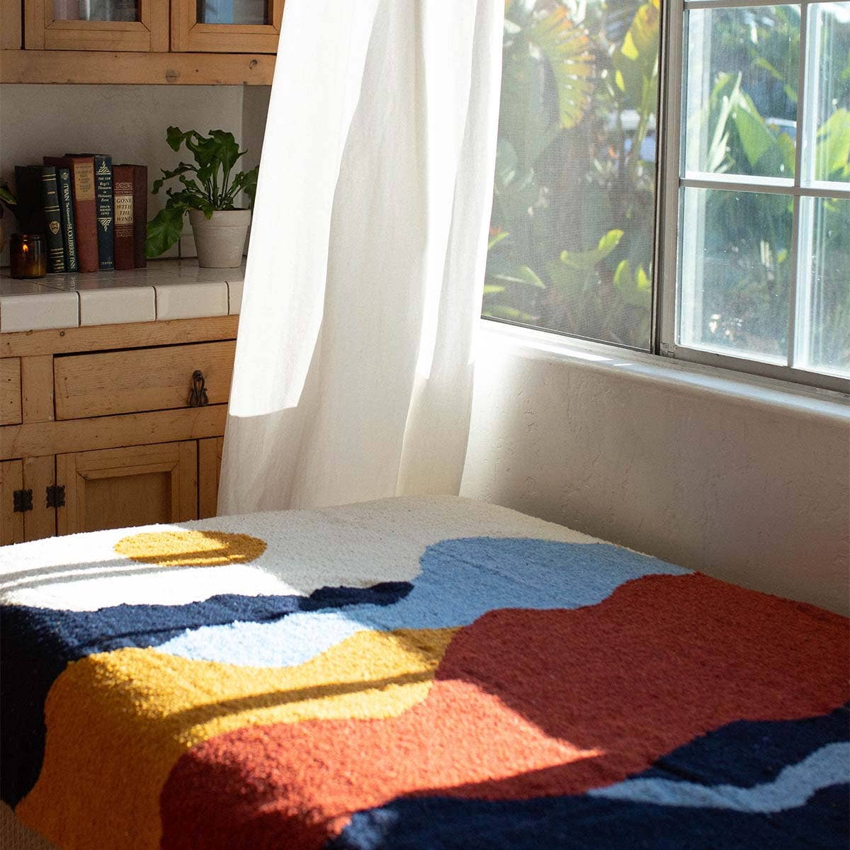 Handwoven Throw Blanket | Mountains