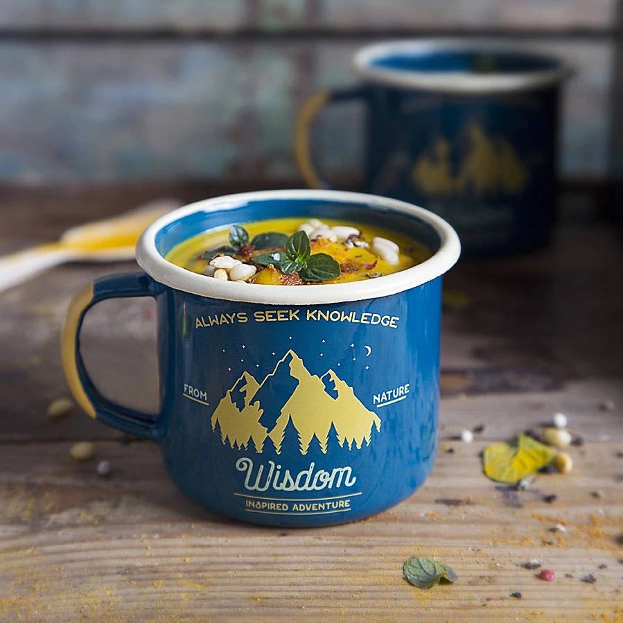 12 oz Teal Coffee Mug | WISDOM