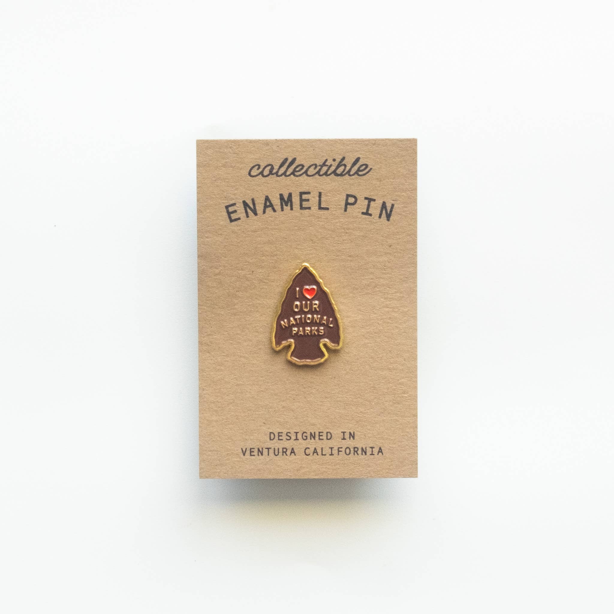 Enamel Pin - I Love Our National Parks - Arrowhead