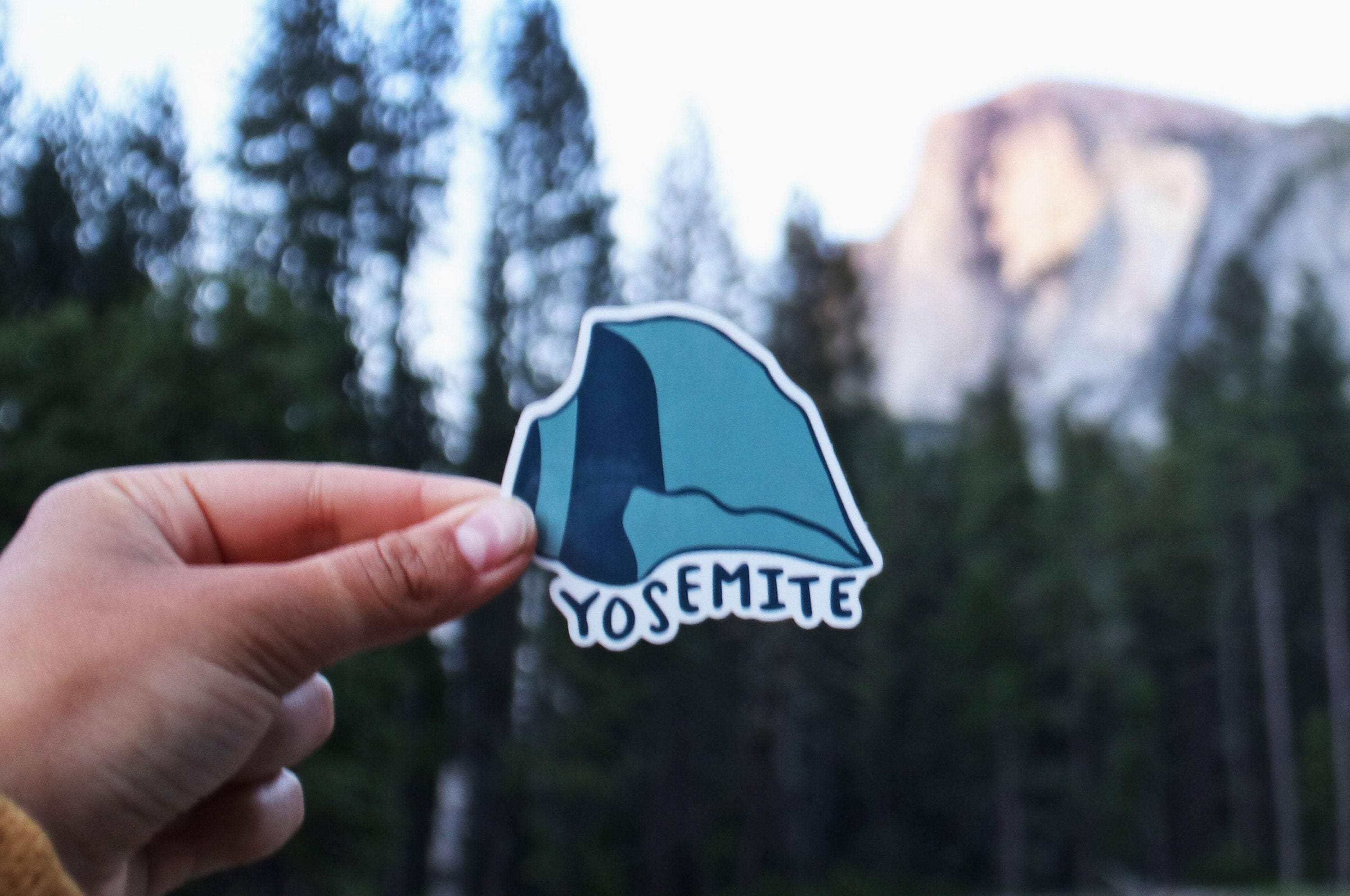Yosemite Vinyl Sticker - Half Dome - National Park