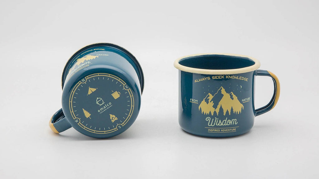 12 oz Teal Coffee Mug | WISDOM